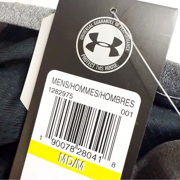 Under Armour NWT! HeatGear RUN Tee | Men’s Medium | Gray & Black - Picture 7 of 7
